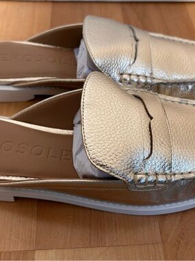 Aerosoles Salome Women’s Slip On Loafers, Gold, Size 10